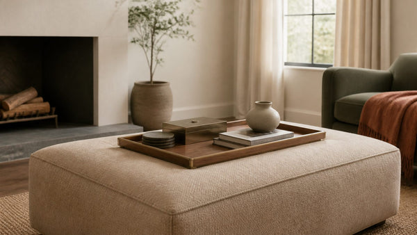 How to Decorate an Ottoman Tray