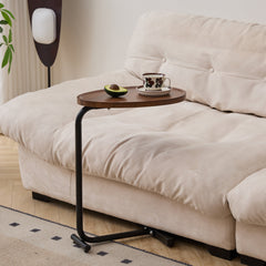 Brown C-Shaped Side Tables, Set of 2 – lifestyle view