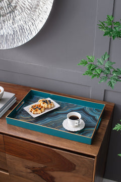 Effra Blue Marbled Trays, Set of 2 – packaging