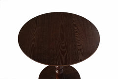 23-Inch Walnut Round Accent Table – view 12
