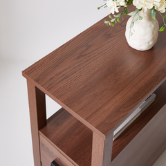 2-Drawer End Table with Charging Station – lifestyle view