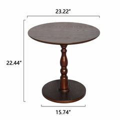 23-Inch Walnut Round Accent Table – packaging