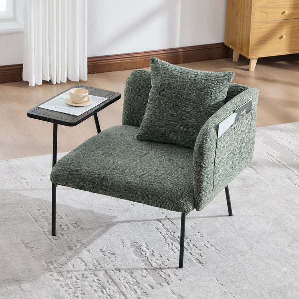Emerald Leisure Chair with Side Table