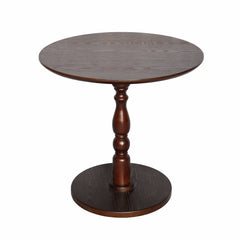 23-Inch Walnut Round Accent Table – view 10