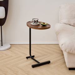 Brown C-Shaped Side Tables, Set of 2 – styled scene