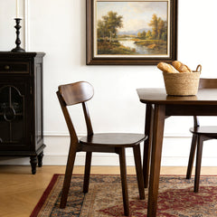 Walnut Solid Wood Dining Chairs, Set of 2 – view 12