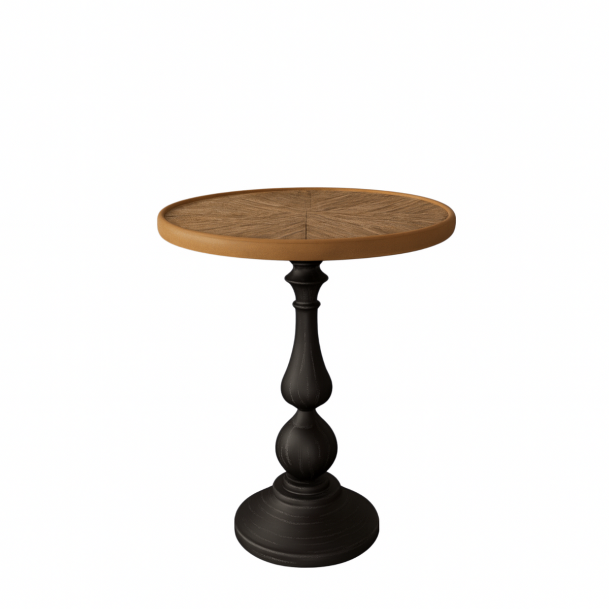 19.9-Inch French Country Round End Table