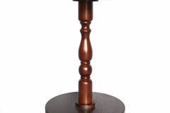 23-Inch Walnut Round Accent Table – view 11