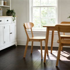 Natural Solid Wood Dining Chairs, Set of 2 – view 11