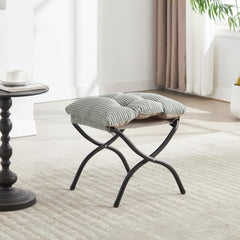 Light Green Lazy Chair with Ottoman and Side Pocket – view 10