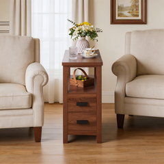 2-Drawer End Table with Charging Station – packaging