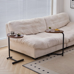Brown C-Shaped Side Tables, Set of 2 – alternate angle